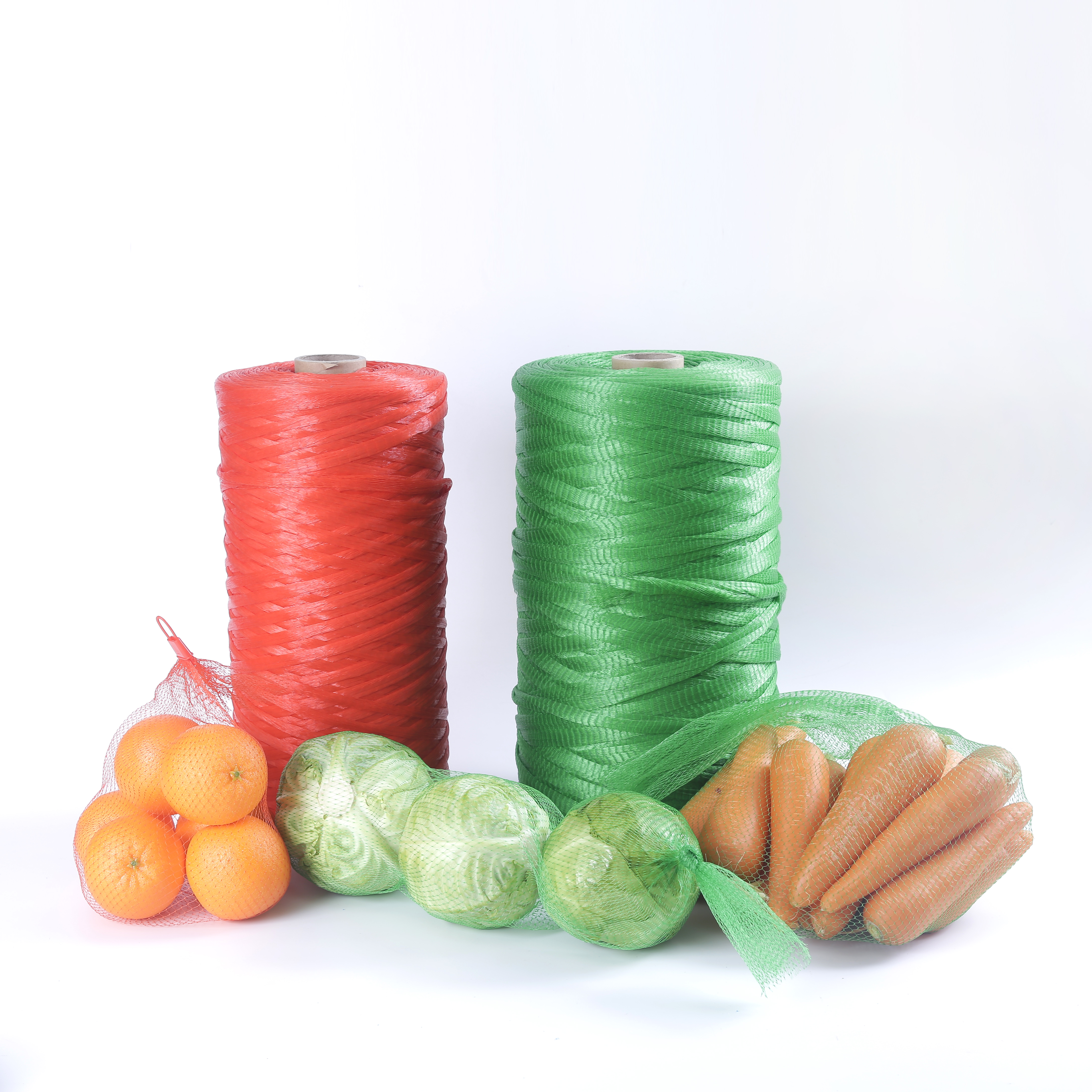 PP plaströrsnätpåse Fruktförpackning Nätpåse Plastskyddsnät med näthylsa